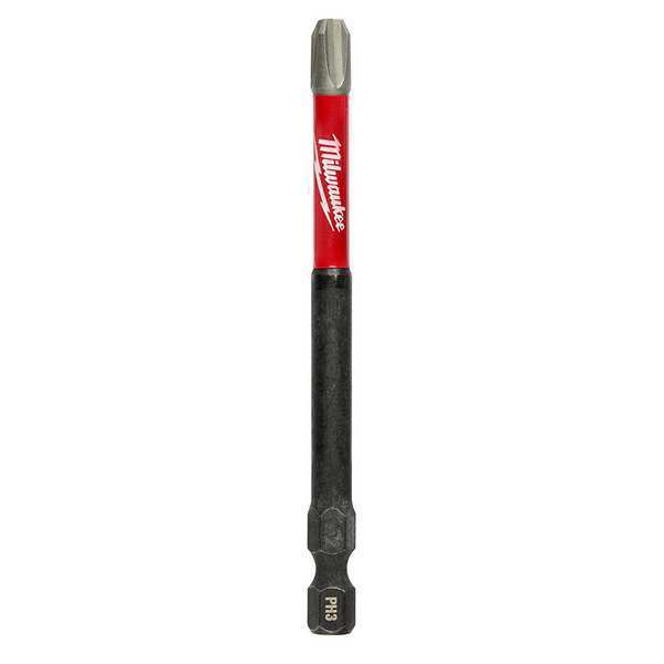 Milwaukee Tool SHOCKWAVE 3-1/2 in Phillips #3 Impact Duty Power Bit, 25-Piece Pack 48-32-4192