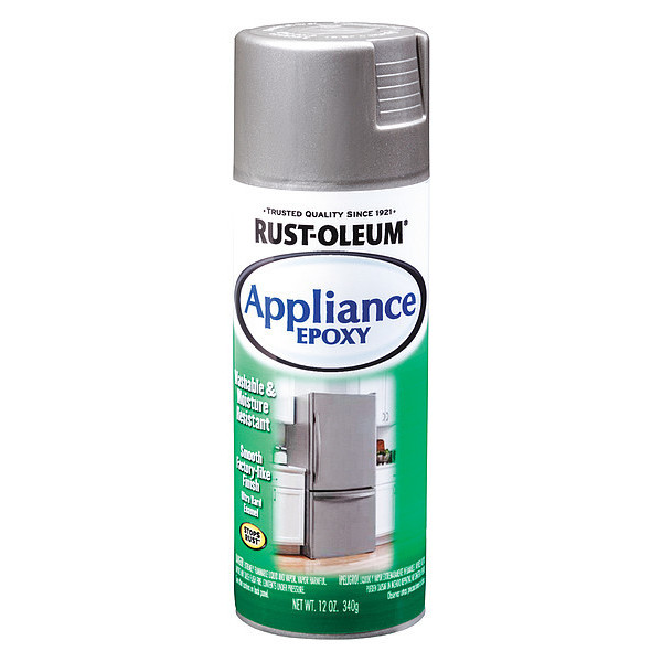 Rust-Oleum Spray Paint, Stainless, Gloss, 12 oz. 7887830