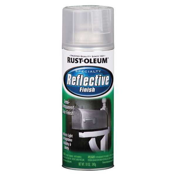 Rust-Oleum Rust Preventative Reflective Coating Spray, Clear Reflective, Gloss, 10 oz, 4 to 5 sq ft 214944