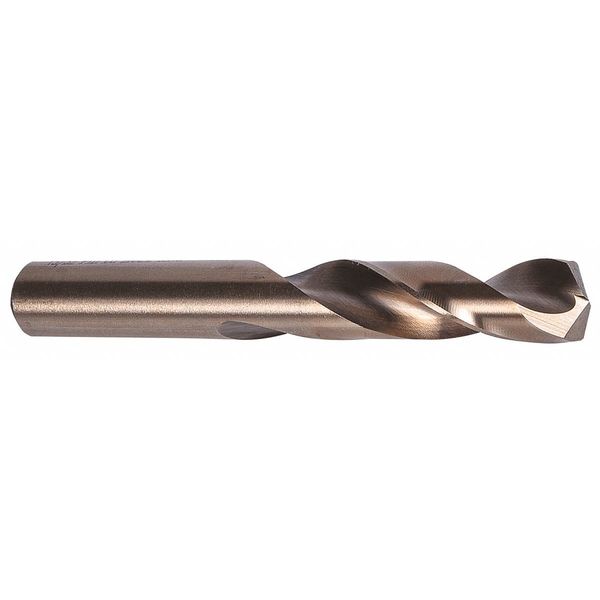 Precision Twist Drill M40CO HSS-E Bronze 135D Stub Drill ANSI 9/64 inch M40CO9/64