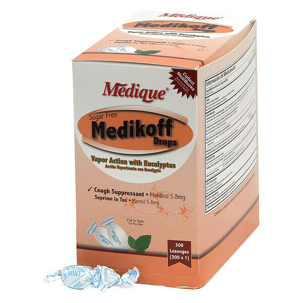 Medique Cough Drops, Lozenge, 5.8mg, PK300 10903
