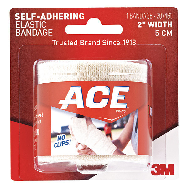 Ace Bandage, Self-Adhering, Elastic, 2", PK72 207460