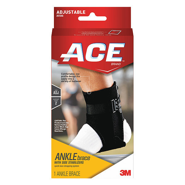 Ace Ankle Brace, Side Stabilizers, PK12 207266