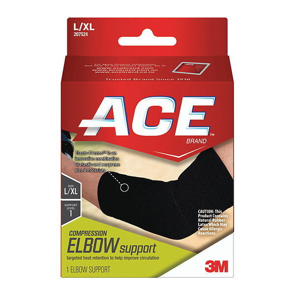 Ace Elasto-Preene Elbow Supports, L/XL, PK12 207524