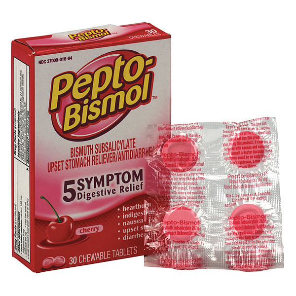 Pepto-Bismol Pepto-Bismol Antacids, Tablet, 262mg 51025