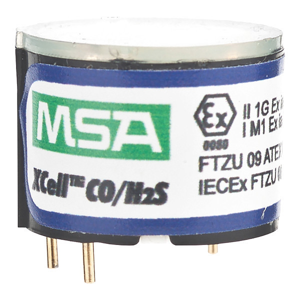 Msa Safety Replacement Sensor, Carbon Monoxide 10152603