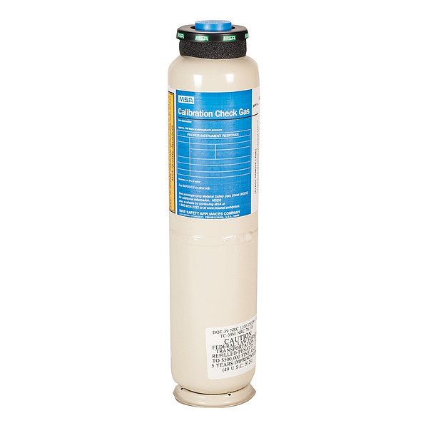 Msa Safety Calibration Gas, 20 ppm H2S, 116L 10153846