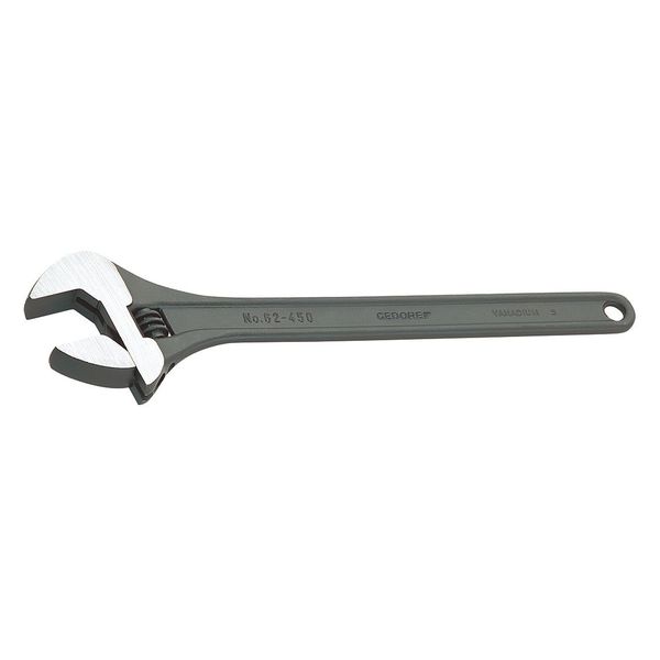 Gedore Adjustable Wrench, 12", Black Finish 62 P 12