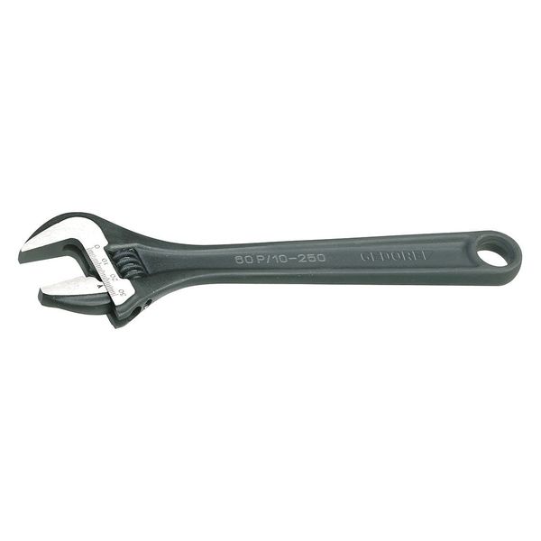 Gedore Adjustable Wrench, 12", Black Finish, Material: Chrome Vanadium Steel 60 P 12