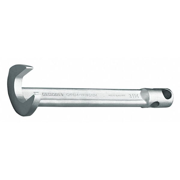 Gedore Metric Crowfoot Wrench, 19mm Open End, Chrome Plated 3114 19