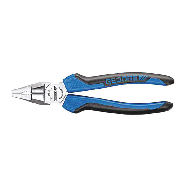 Gedore Combination Pliers, 7-7/8", Handle Type: Dipped 8210-200 TL