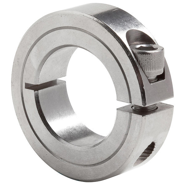 Climax Metal Products Shaft Collar, Clamp, 1Pc, 1 In, SS 1C-100-S