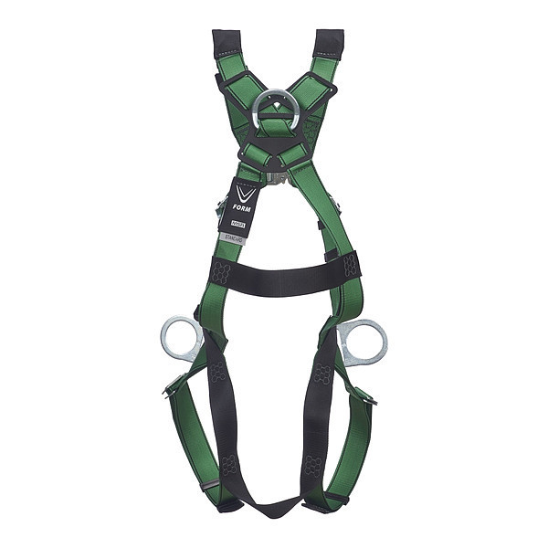 Msa Safety Fall Protection Harness, Vest Style, M 10208271