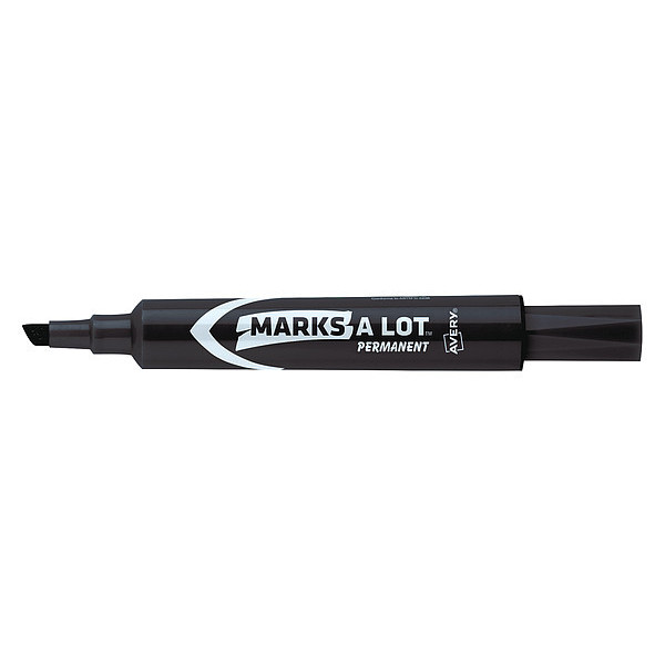 Mark-A-Lot Desk-Style Permanent Marker, Chisel Tip, Black 7170907888