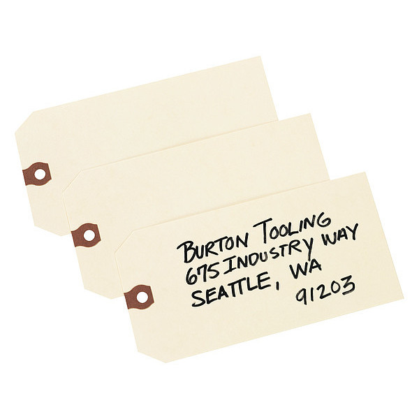 Avery Shipping Tags, Manila, Unstrung, 6-1/4"x3-1/8" 7170912308