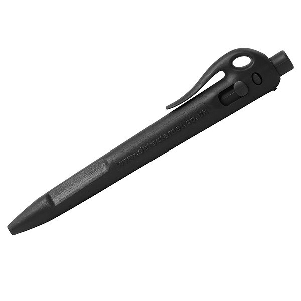 Detectamet Detectable Pen W/ Clip, Bk Ink, PK50 104-I02-C22-PA01
