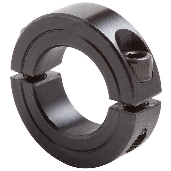 Climax Metal Products Shaft Collar, Clamp, 2Pc, 1-7/8 In, Steel 2C-187