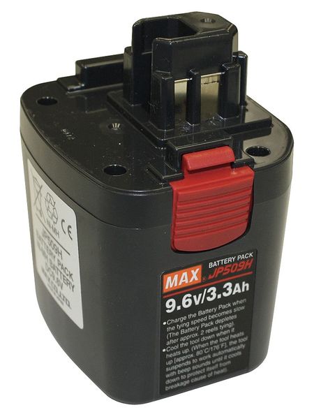 Max 9.6V NiMH Battery, 3.3Ah Capacity JP509H