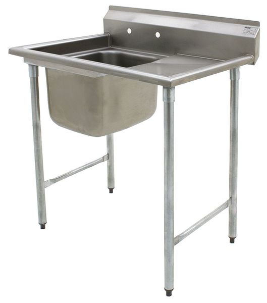 Eagle Group 27 1/2 in W x 38 7/8 in L x 44 1/2 in H, Floor, Scullery Sink 314-16-1-18-R