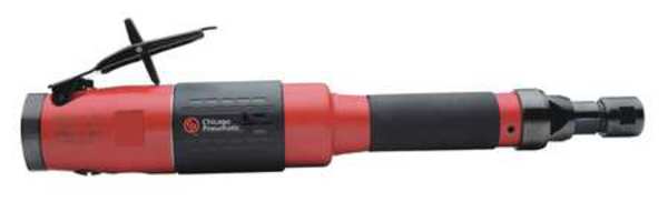 Chicago Pneumatic Extended Die Grinder, 3/8 in NPT Female Air Inlet, 1/4 in Collet, Heavy Duty, 18,000 RPM, 1.0 hp CP3451-18SEC