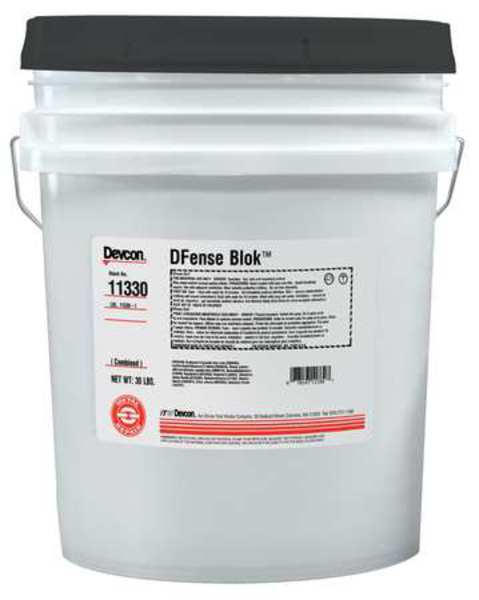 Devcon Epoxy Adhesive, 11330 Series, Gray, Pail, 2:01 Mix Ratio, 4 to 5 hr Functional Cure 11330