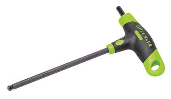Greenlee SAE Plain Ball Hex Key, 7/32" Tip Size, 5 1/16 in Long, 2 3/64 in Short 0254-48