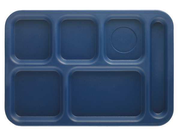 Cambro Tray, w/ Compartments, 10x14, Navy Blue EAPS1014186