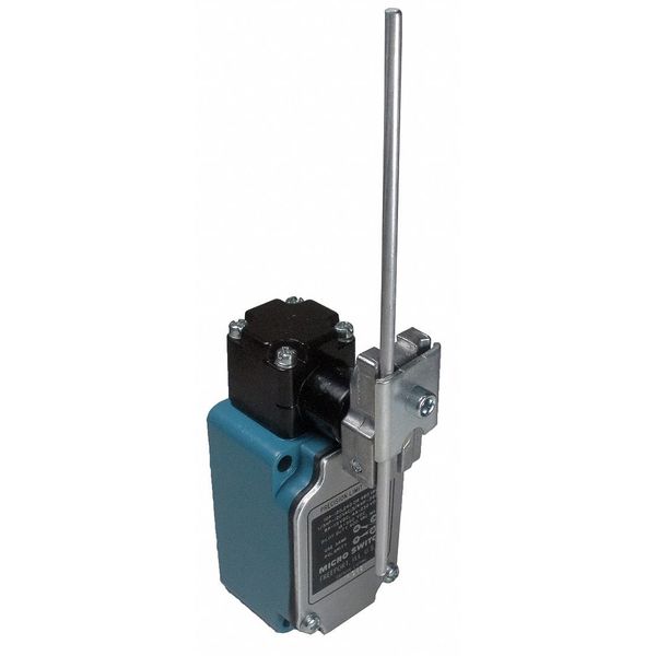 Honeywell Limit Switch, Adjustable Rod, Rotary, 1NC/1NO, 10A @ 480V AC, Actuator Location: Side 1LS10