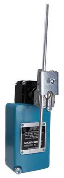 Honeywell Limit Switch, Adjustable Rod, Rotary, 1NC/1NO, 10A @ 480V AC, Actuator Location: Side 201LS10