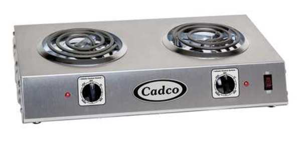 Cadco Hot Plate, Double, Tubular CDR-1T