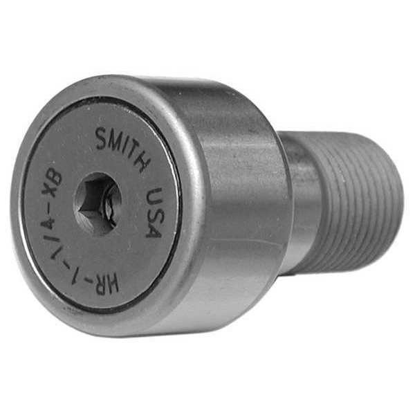 Smith Bearing Cam Follower, Crowned, Heavy Stud, Hex Sock HR-2-XBC