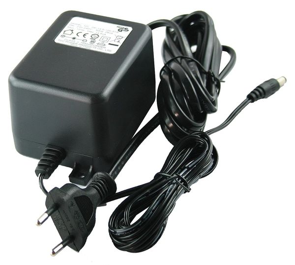 Zoro Select Plug-In Charger, EU, Desktop, 12V DC, Neg 11Y733