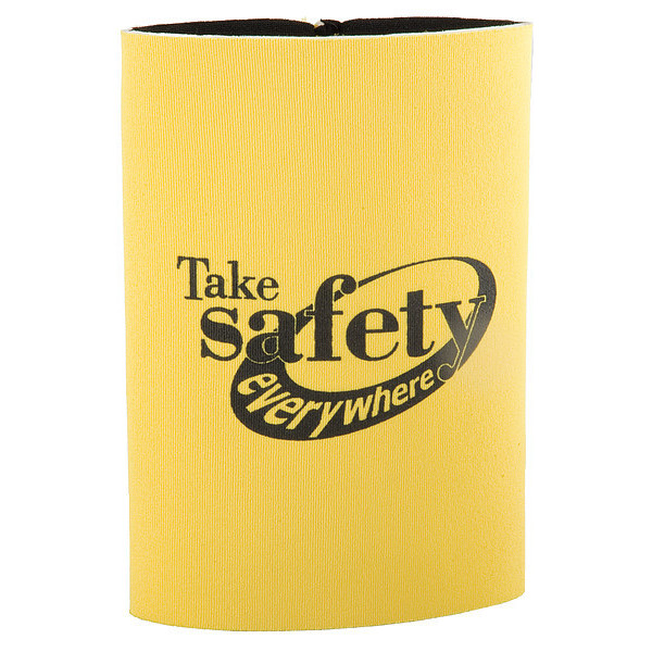 Quality Resource Group Bottle Sleeve, TakeSafetyEverywhere, PK10 22GBHSE