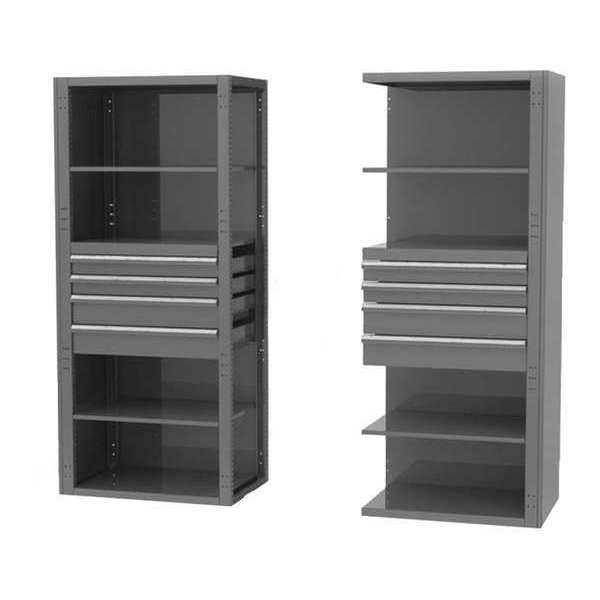 Greene Manufacturing Pre-Configured Modular Storage Rack, 24"D x 48"W x 84"H, Height: 84" GRC-481-24A