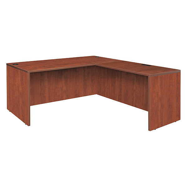 Legacy L Shaped Desk, 30" D, 60" W, 29" H, Cherry, Melamine Laminate LLDS603047CH