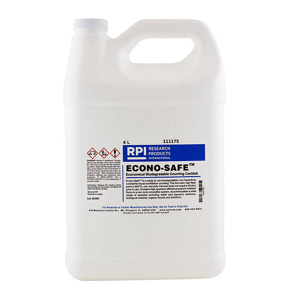 Rpi Econo-Safe Counting Cocktail, 4L 111175