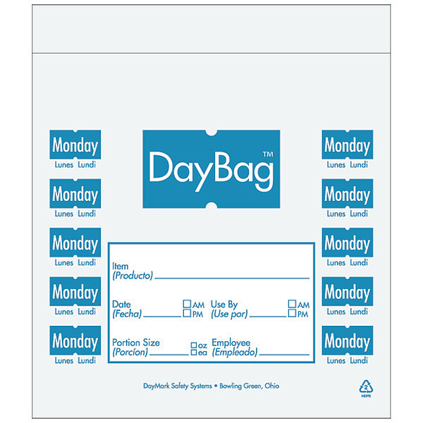 Daymark Day Portion Bag, Monday, PK2000 112378