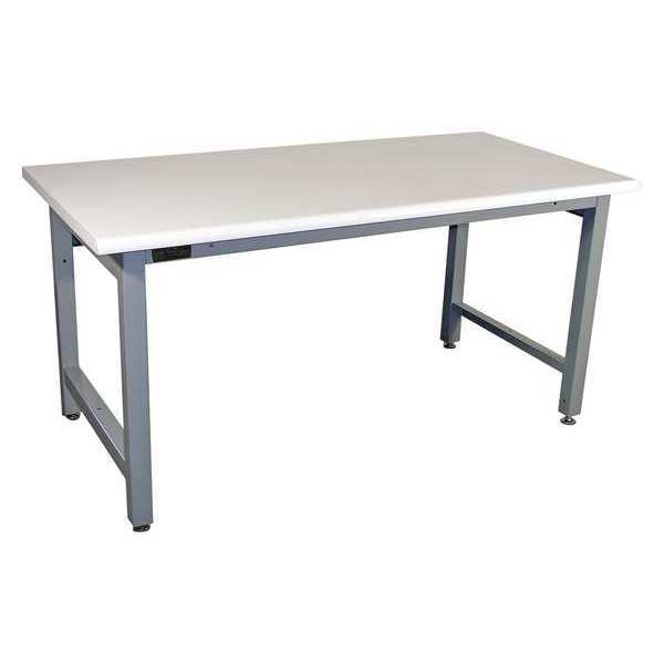 Proline Workstation, Plastic, Rolled Edge, Gray HD6030P/HDLE-A31-SW806-PF90