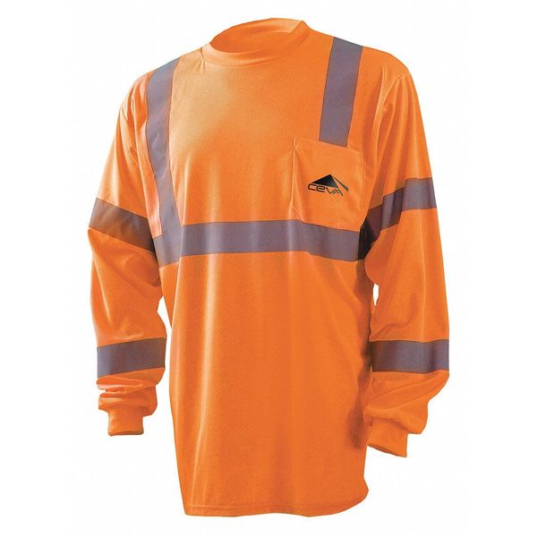 Occunomix Long Sleeve Orange Shirt, Ceva Logo, 4XL LUX-LSETP3B-O4X-CEVA_06