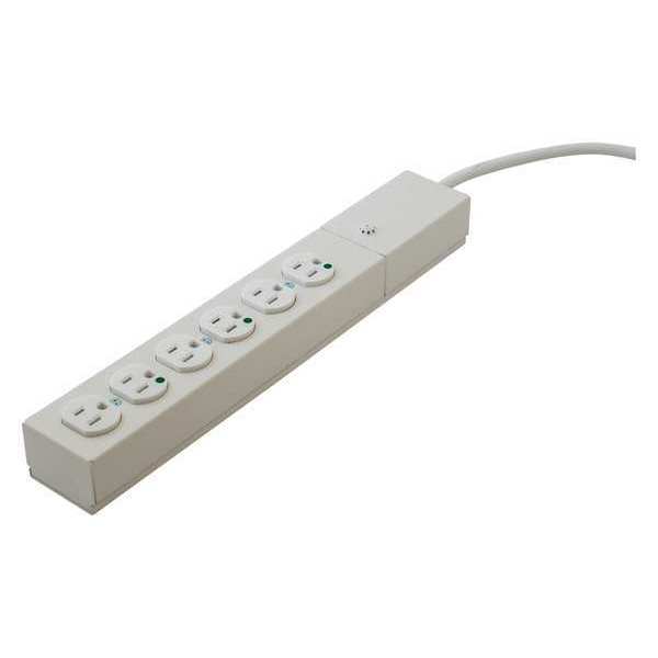 Hubbell Wiring Device-Kellems Surge Protector, 15A Hosp Gr, 15 Ft. HBL6HG15