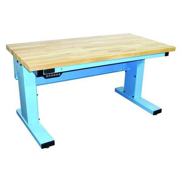 Proline Workstation, Adjust, Solid Maple, Lt Blue MVSII6030M-L14