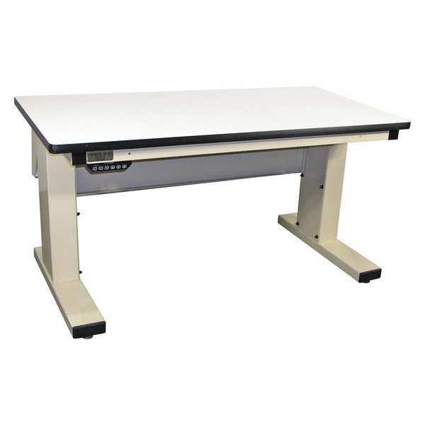 Proline Workstation, Adjust, Plastic, Lt Beige MVSII6030P-H11-SW806-BLT