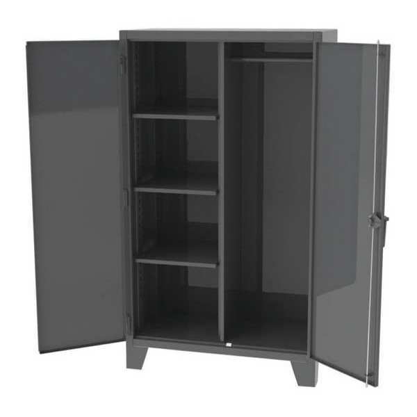 Greene Manufacturing 12 ga. ga. Steel Wardrobe Storage Cabinet, 48 in W, 54 in H EX-484-2