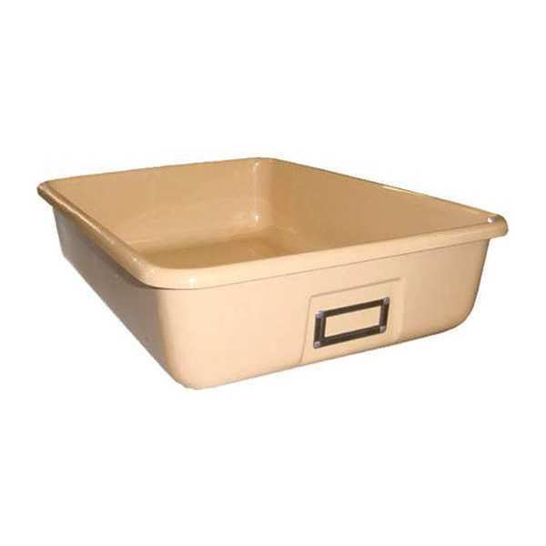 Greene Manufacturing Polyethylene Plastic Tote Tray, 13.75"Wx19"Dx4.375"H, 13-3/4 in W TOTE-1319
