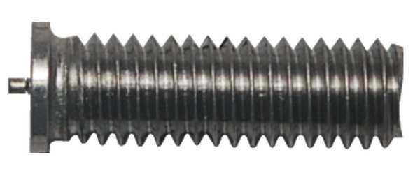 Nelson Stud Welding Weld Stud, 1/4"-20, 1 in, TFTC Flanged Threaded, Steel, Copper Plated Finish, 1000 PK 101-208-278-G1000