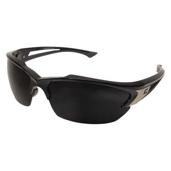 Edge Eyewear Safety Glasses, Smoke Scratch-Resistant SDK116