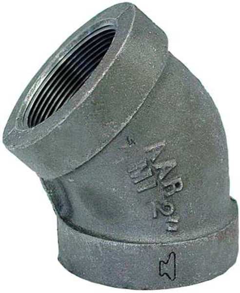 Anvil 2" Female NPT x Female NPT Malleable Iron 45 Degree Elbow Class 300 0310511605