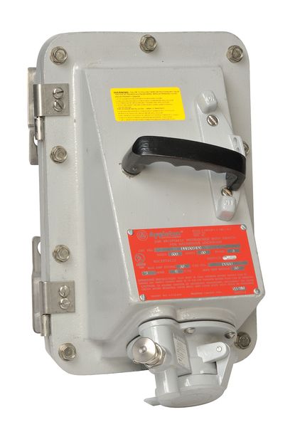 Appleton Electric Receptacle w/Disconnect Swtch, 100A, 3P, 2W DBR1023DS