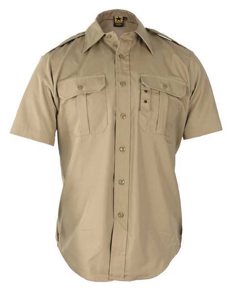 Propper Tactical Shirt, Khaki, Size M Reg F530138250M