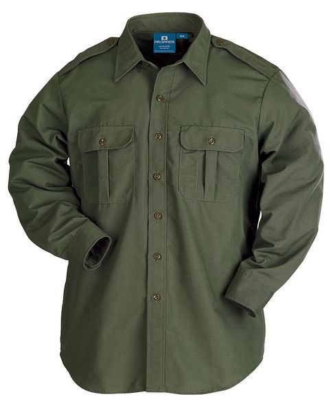 Propper Tactical Shirt, Olive, Size XL Reg F530238330XL2